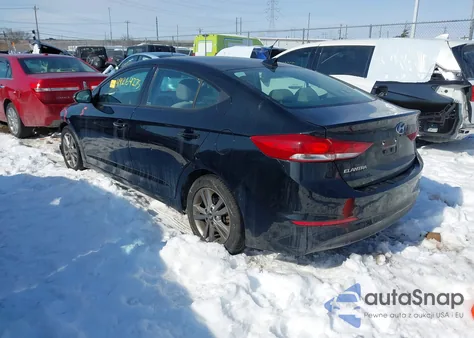 2018 Hyundai Elantra Sel z USA, uszkodzony, nr VIN 5NPD84LF3JH254677